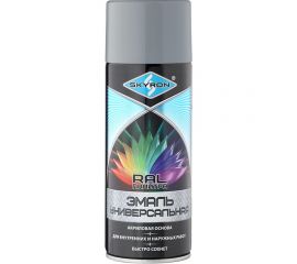 Универсальная акриловая эмаль SKYRON серая RAL7040 SR-17040 