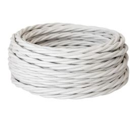 Силовой кабель Retro Electro, ретро, 3х2,5, белый, длина бухты 20 2254738 