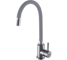 Смеситель для кухни SHIMIZU с гибким изливом Grey-S smz 1006568 