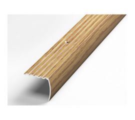 Порог угловой алюминиевый декоративный (30х27 мм, 1,8 м, Дуб универсальный) ЛУКА 00000002451 