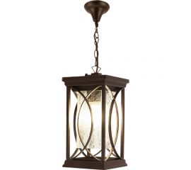 Садово-парковый светильник FERON серии «Лион», PL652 60W, E27, IP44, коричневый, 4-х гранник 11650 