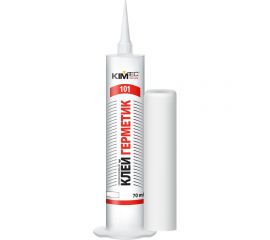 Силиконовый герметик KIM TEC бесцв. 101Е 70мл 4025 