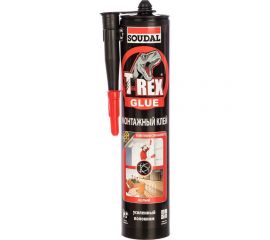 Монтажный клей SOUDAL T-REX МОМЕНТАЛЬНАЯ СХВАТЫВАЕМОСТЬ 380 г Белый RED old 134923 