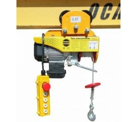 Электрическая передвижная мини таль OCALIFT РА125/250кг, высота 12/6м, 220в oca110252 