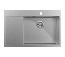 Мойка из нержавеющей стали IDDIS Haze сатин, чаша справа, 780х510 HAZ78SRi77 