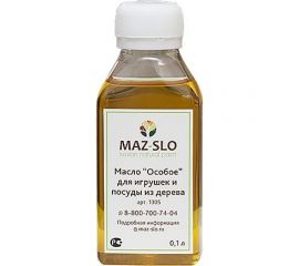 Масло для игрушек и посуды из дерева MAZ-SLO ""Особое"" цвет Фуксия, 100 мл 8064882 