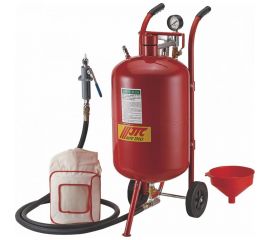 Пескоструйный аппарат JTC шланг 1/2, макс. давление 250 PSI, объем 38 л JTC-5324 