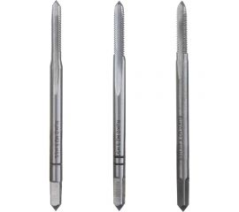 Набор метчиков Ruko из 3-х шт. М 2.5 Шаг 0.45 мм HSS-G 230025 