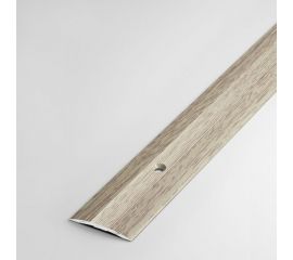 Порог прямой алюминиевый (28 мм; 0.9 м; декоративный; дуб беленый) Лука УТ000003042 