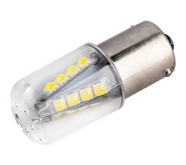 Автолампа SKYWAY диод, S25 (P21W), 12-24 В, 16 SMD диодов, BA15s, 1-конт., белая S08202085 