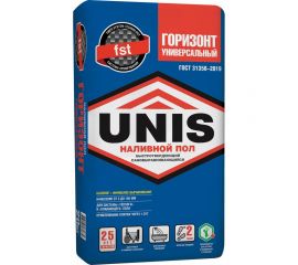 Наливной пол UNIS Горизонт универсальный, быстротвердеющий, (3-100 мм), 20 кг 11588411 