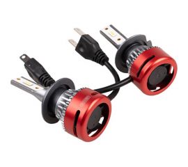 Автолампа-LED SKYWAY (аналог ксенона) H7(F8), 12/24V 25W 6000K 4000Lm 1-конт., 2 шт. S08701030 