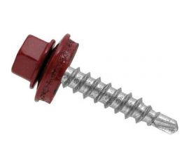 Кровельный саморез по металлу Daxmer 5,5х19 RAL 3011 250шт 05456 