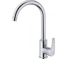 СмесительTeka DEIA для кухни, высокий R- излив, керамический картридж 35 мм,боковая ручка, хром 409156210 