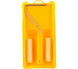 Малярный набор для работ с лаками СИБРТЕХ кювета 150 мм х 290 мм и мини-валик 110 мм/ 80458 