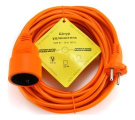 Удлинитель в бухте 10А 1роз. 10м оранж. Power Cube PC-L1-B-10 