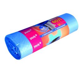 Мешок с завязками для мусора (20 шт; 60 л; 10 мкм) YORK 902170 
