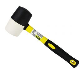 Киянка On, черно-белая резина, фибергласовая обрезиненная рукоятка, 680 г 06-04-015 