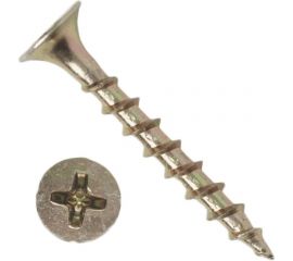 Саморез по дереву для ГКЛ Метизный двор 3,9x64, желтый, цинк, Ph2, 250 шт. 4690441028280 