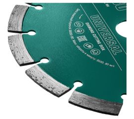 Диск алмазный сегментный по железобетону и бетону KRAFTOOL Universal 150х22 мм 36680-150 