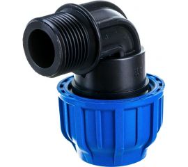 Отвод компрессионный PN16 (32 мм; 1"") с наружной резьбой RTP 11558 