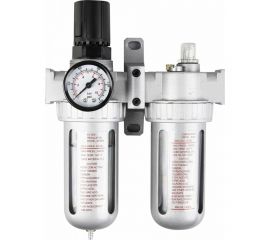 Блок подготовки воздуха с регулятором давления и лубрикатором 1/4" ARMA SFRL802 