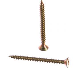 Универсальный саморез по дереву КрепСтройГрупп 3х35 желтый цинк, 500 шт. 145417 