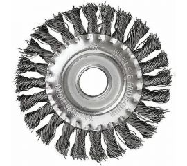 Кордщетка дисковая прямая витая жестка 150х22.2 мм для УШМ Профессионал 5567 