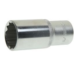 Головка торцевая 12-гранная глубокая (27 мм; 80 мм; 1/2"") ЭВРИКА ER-91520-12 