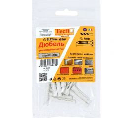 Универсальный дюбель Tecfi VZ нейлон 6x32 20 шт - пакет 147430 
