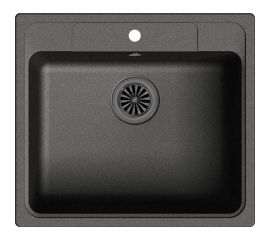 EWIGSTEIN Мойка кварц Elegant 60 1-чаша 570*510мм черный E- 60 черный 