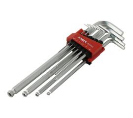 Набор шестигранников длинн.Г-образн. с шаром 10пр. FORCE 5102XLB 