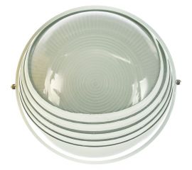 Влагозащищенный светильник Navigator 94 819 NBL-R3-100-E27/WH НПБ 1107 белый круг с ресничками 100Вт IP54 94819 