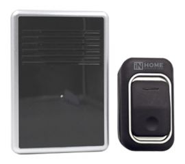 Беспроводной звонок IN HOME ЗБ-10 IP44 ЧЕРН 4690612013381 