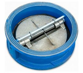 Обратный клапан Ci Ду100 Ру16 двухдисковый межфланцевый чугунный 1021532 