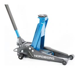 Супернизкий подкатной домкрат NORDBERG 3 тонн, H=75-510 мм N32034 