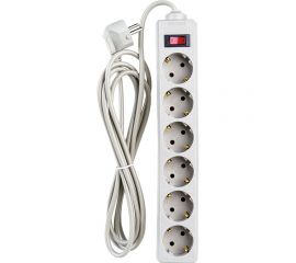 Сетевой фильтр ExeGate SP-6-3G 6 евророзетки с заземлением, 3м, выключатель с подсветкой 119392 