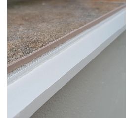 Капельник РУССКИЙ ПРОФИЛЬ 2.7 м, анодированное, серебро матовое, 5 шт. 4680427012457 