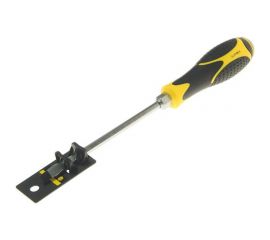 Шлицевая отвертка SL6.5х150мм H6мм магнитная ударная силовая с держателем ЭВРИКА ER-4SA-02H 