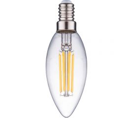 Светодиодная нитевидная лампа Фарлайт прозрачная свеча С35 7 Вт 6500 К Е14 FAR000189 