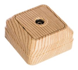 Розетка TV Intro 230111 одиночная, IP20, ОУ, Quadro, сосна 360 Б0027660 