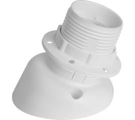 Патрон ПАН ЭЛЕКТРИК E27 настенный резьбовой белый 24537 7 