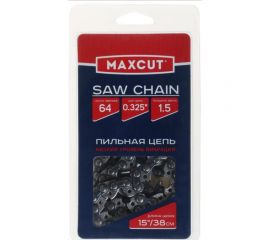Цепь (21LV-64E; 0,325; 1,5; 64 звеньев; блистер) MAXCUT 086321064 