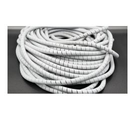 Спиральная монтажная негорючая лента Мемотерм-ММ с низким дымовыделением ЛСТнг-10 V-0 серая 10 м 491 