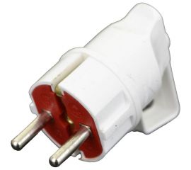 Вилка AY-KA угловая с ушком, с заземлением 7711600 