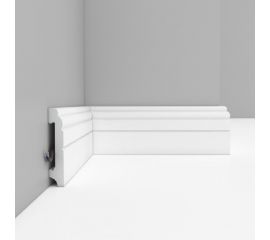 Напольный ударопрочный плинтус Stenopol 76х15х2000 мм C7024 