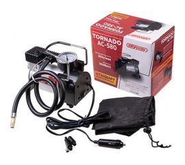 Компрессор SKYWAY ТОРНАДО АС-580 СТАНДАРТ металлический, 30 л/мин, в прикуриватель S02001023 