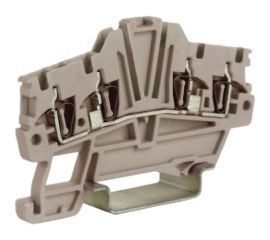 Проходной зажим DKC HMM.1 2 2GR 1,5 кв.мм серый 2 ввод 2 вывода ZHM420GR 