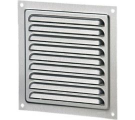 Решётка металлическая с сеткой, неокрашенная 200 x 200 мм Эвент ВРС 
