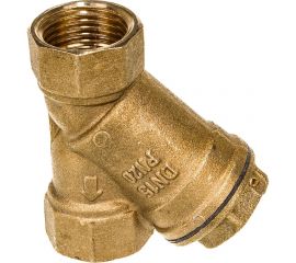 Косой фильтр 1/2 латунный с отверстием для пломбировки Uni-Fitt 211G2000 